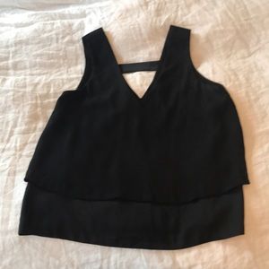 Black Banana Republic v neck tank sz L